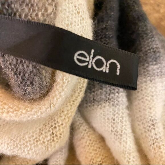Elan Wool Blend Cardigan Sweater Open Front Size Small Boho Knit - Picture 3 of 6